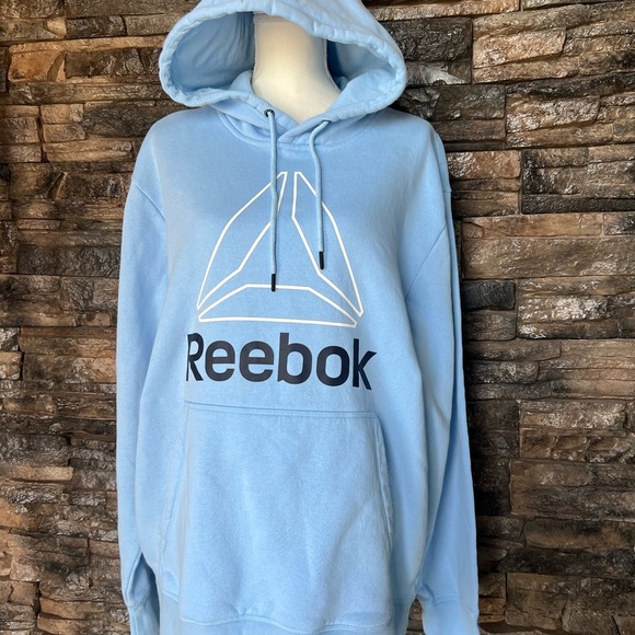 Reebok Light Blue Pullover with Logo - Picture 3 of 9